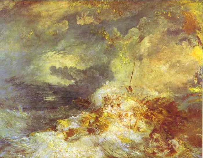 J.M.W. Turner Fire at Sea oil painting image